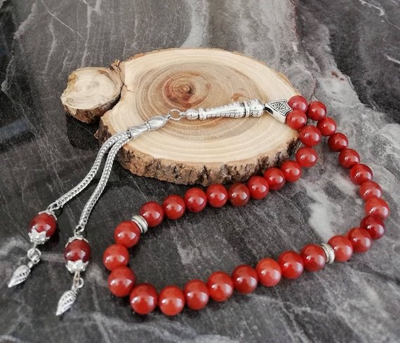 Aqeeq Tasbih 33 Beads