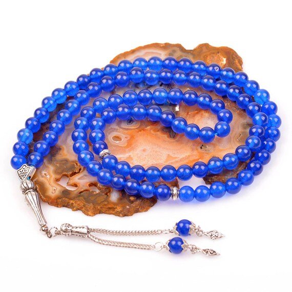 Aqeeq Tasbih Blue